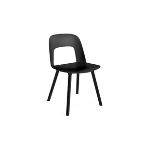 HAY - Layout Chair 121 - Black / Black Lacquered Solid Oak